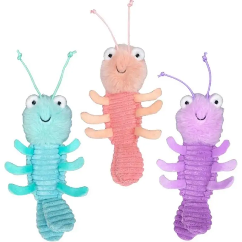Multipet Gumbo Shrimp Plush Dog Toy