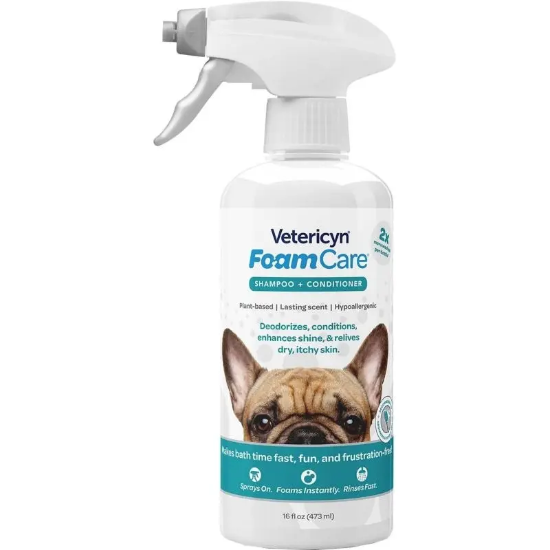 Vetericyn Foamcare Shampoo And Conditioner 16 Oz