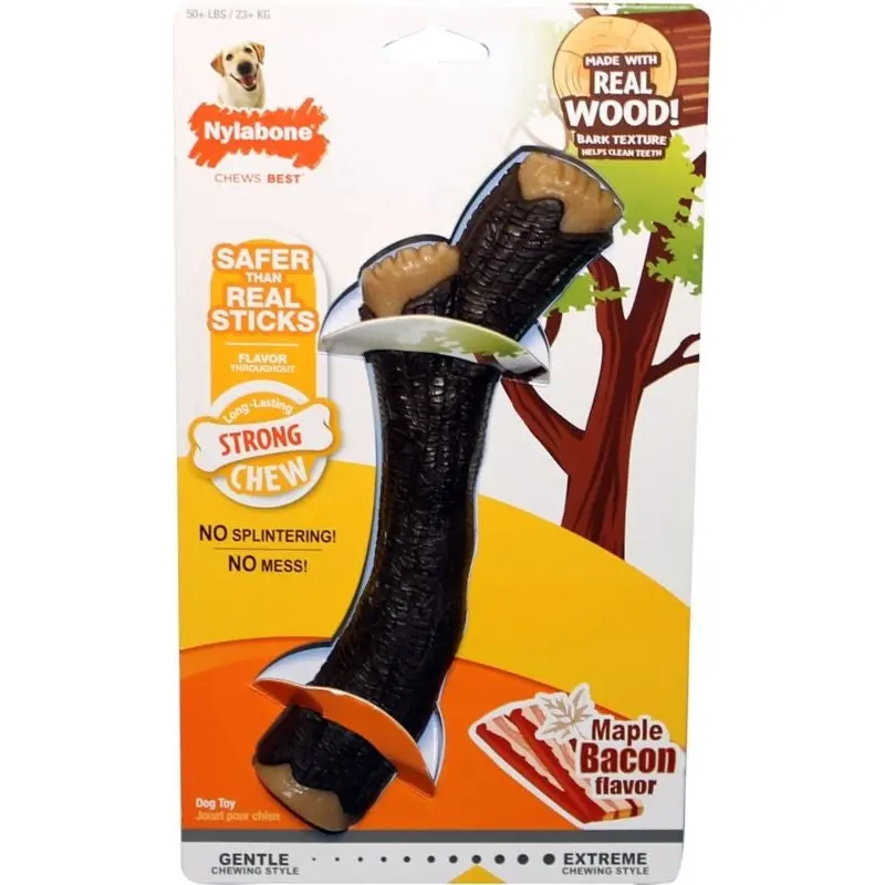 Strong Chew Stick Wood Texture Souper Maple Bacon