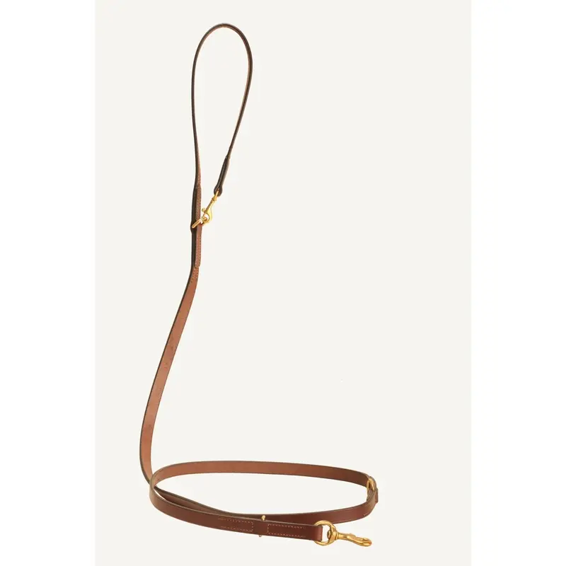 Tory Leather Hands Free Jaeger Leash 6ft Havana