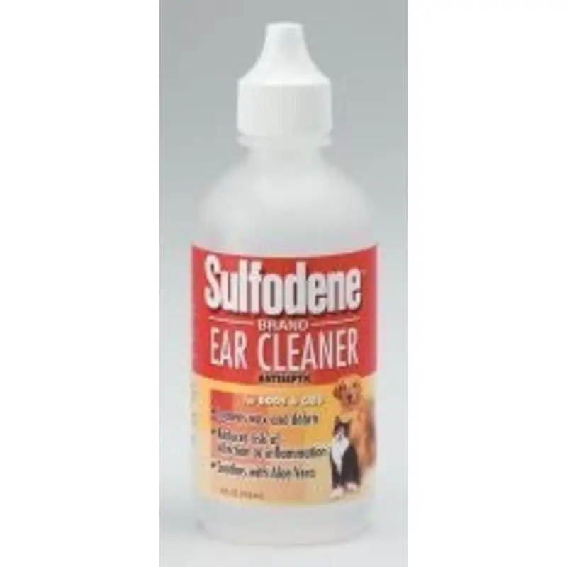 Sulfodene Ear Cleaner For Cats And Dogs 4oz