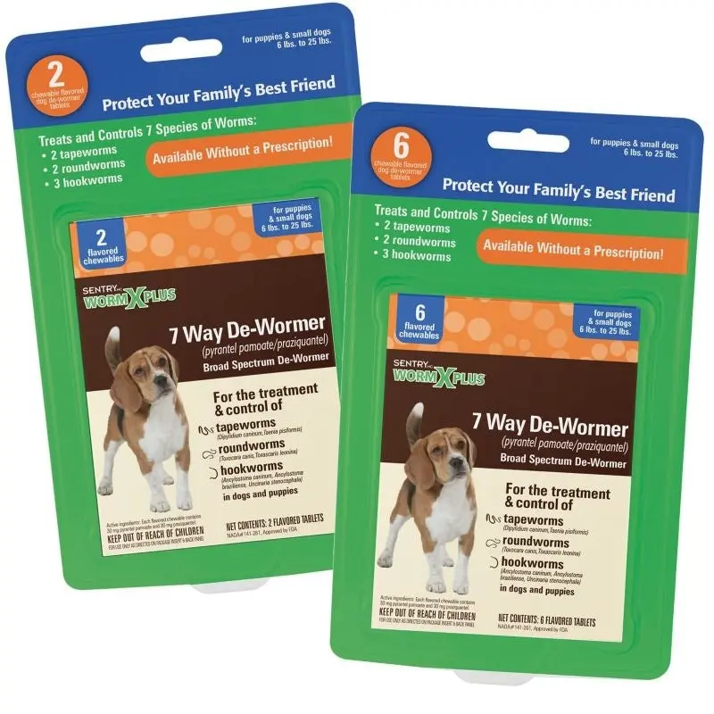 Worm X Plus 7-Way Dewormer Small Dog