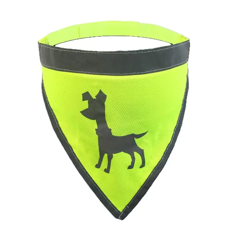 Alcott Visibility Yellow Dog Bandana