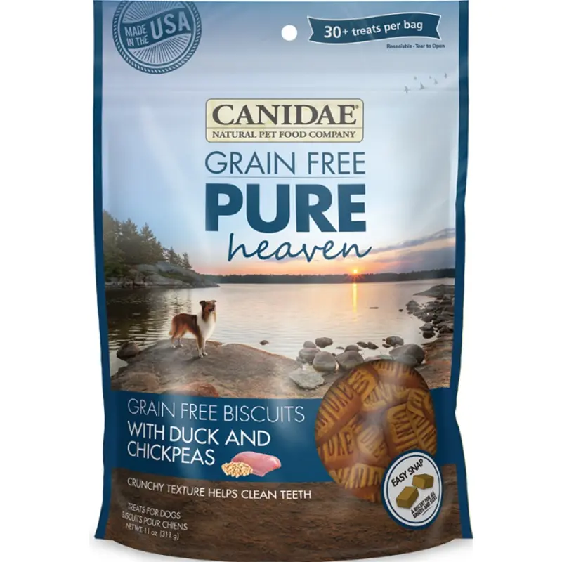 Canidae Grain Free PURE Heaven Biscuits with Duck and Chickpeas Dog Treats