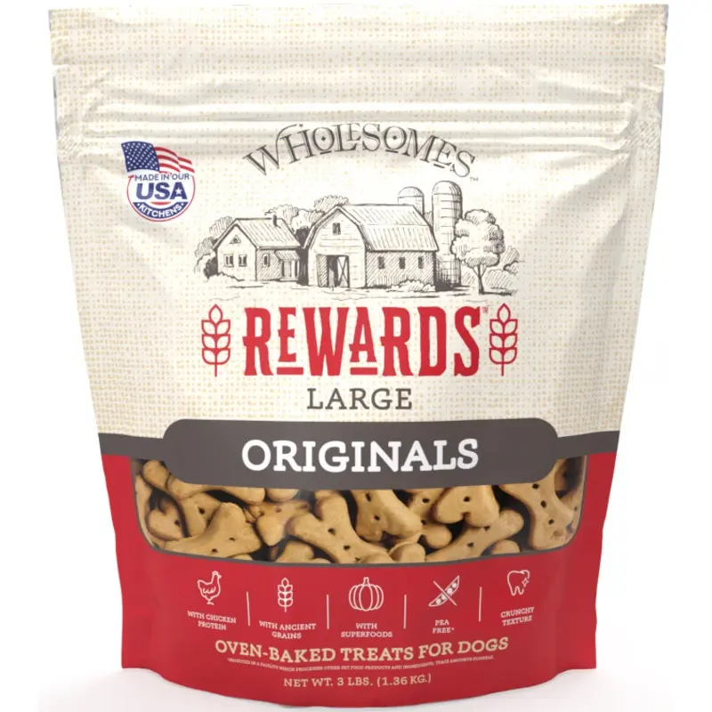 Wholesomes Rewards Large Originals Biscuit Dog Treats