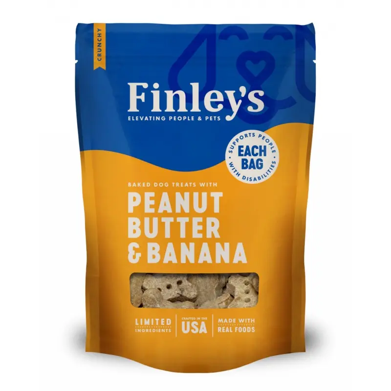 Finleys Peanut Butter & Banana Crunchy Biscuits
