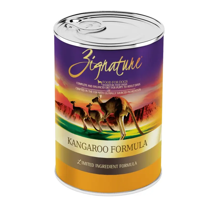 Zignature Kangaroo Formula For Dog Canned Food, 13oz