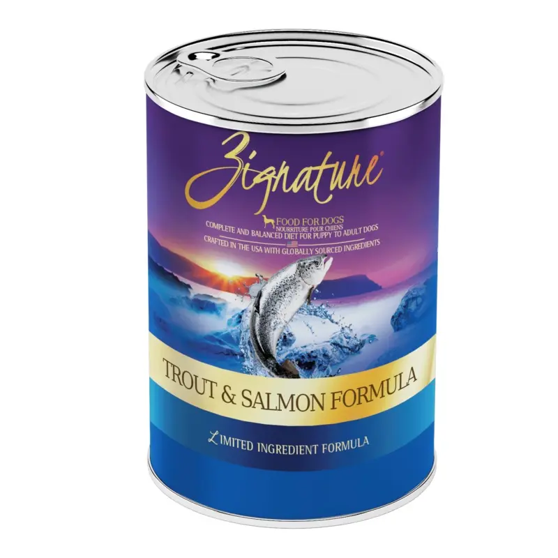 Zignature Trout & Salmon Formula For Dog Canned Food, 13oz