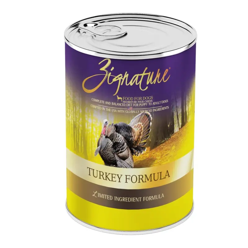 Zignature Turkey Formula For Dog Canned Food, 13oz