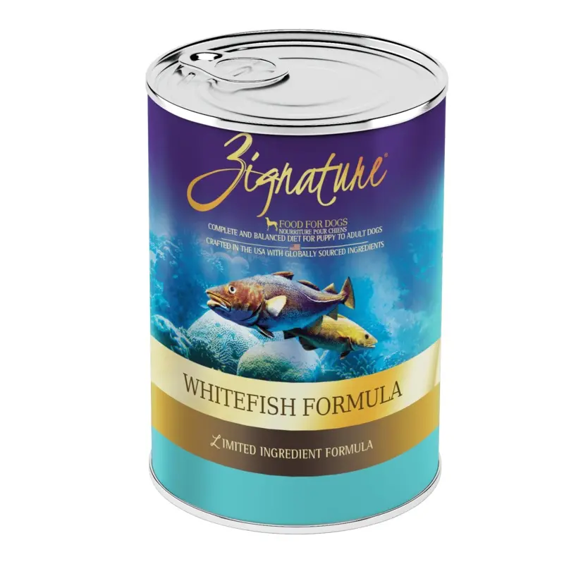 Zignature Whitefish Formula For Dog Canned Food, 13oz