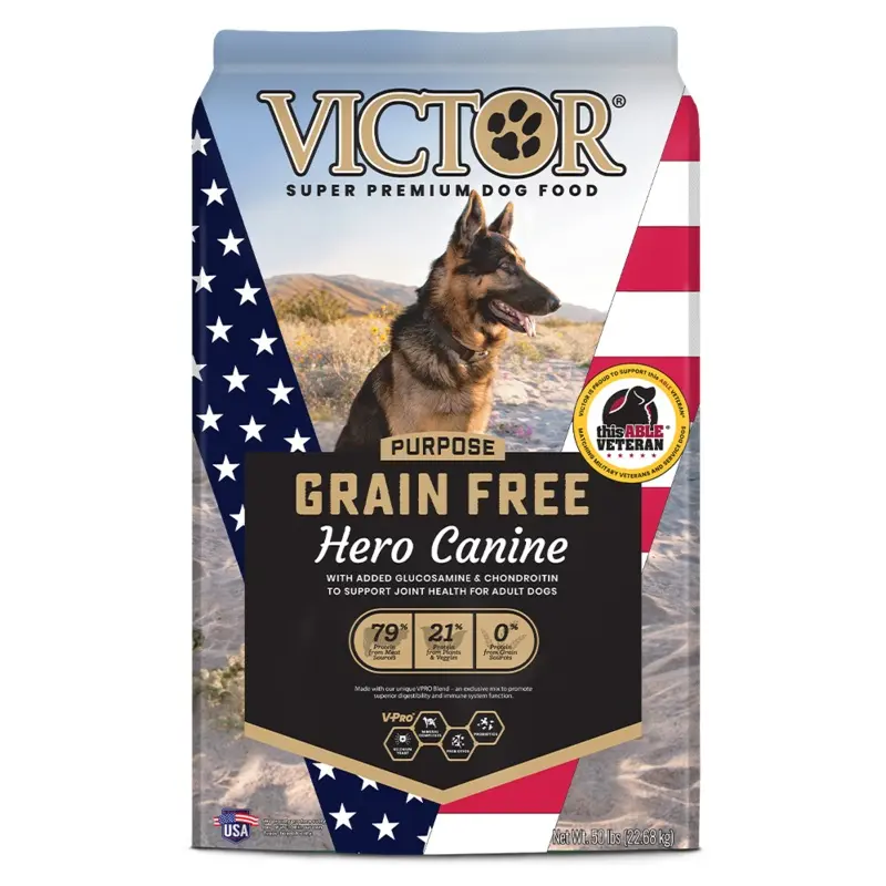 Victor Grain Free Hero Canine Formula with Glucosamine Dry Dog Food