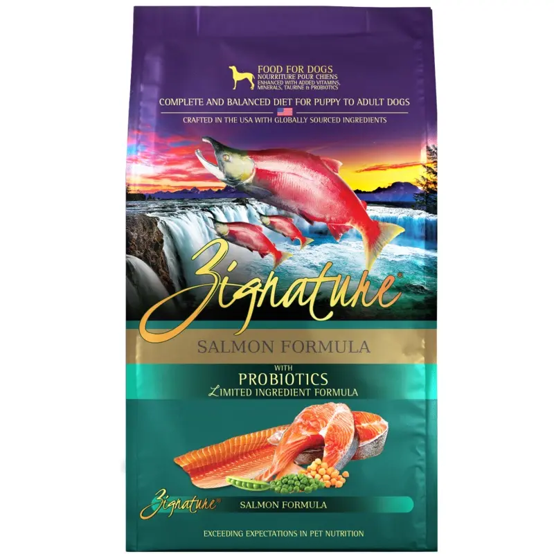 Zignature Salmon Formula Dry Dog Food, 4lb