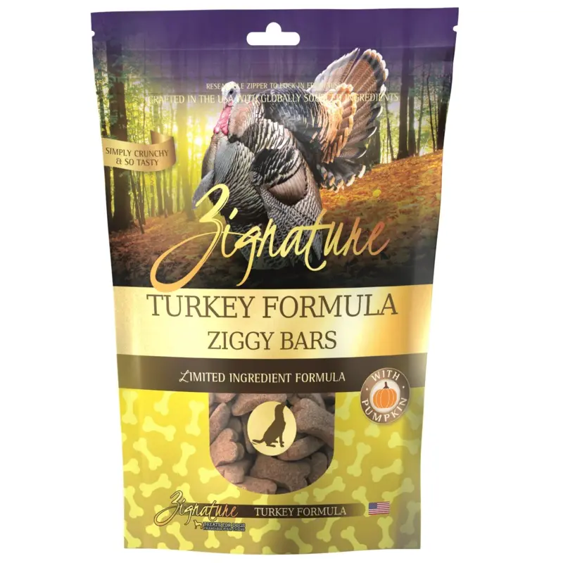 Zignature Turkey Biscuit Treat For Dog, 12oz