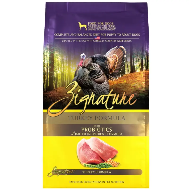 Zignature Turkey Formula Dry Dog Food, 4lb