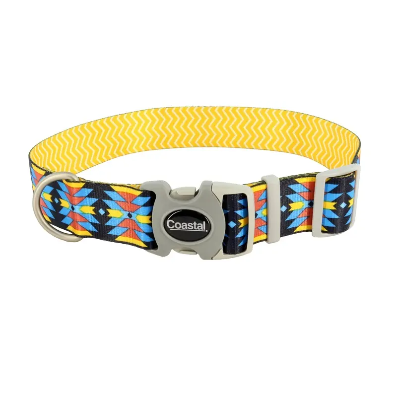 Sublime Adjustable Dog Collar Aztec Small