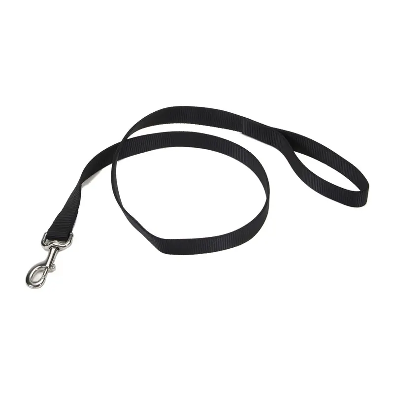 Coastal Single-Ply Dog Leash, Black 1" x 6'