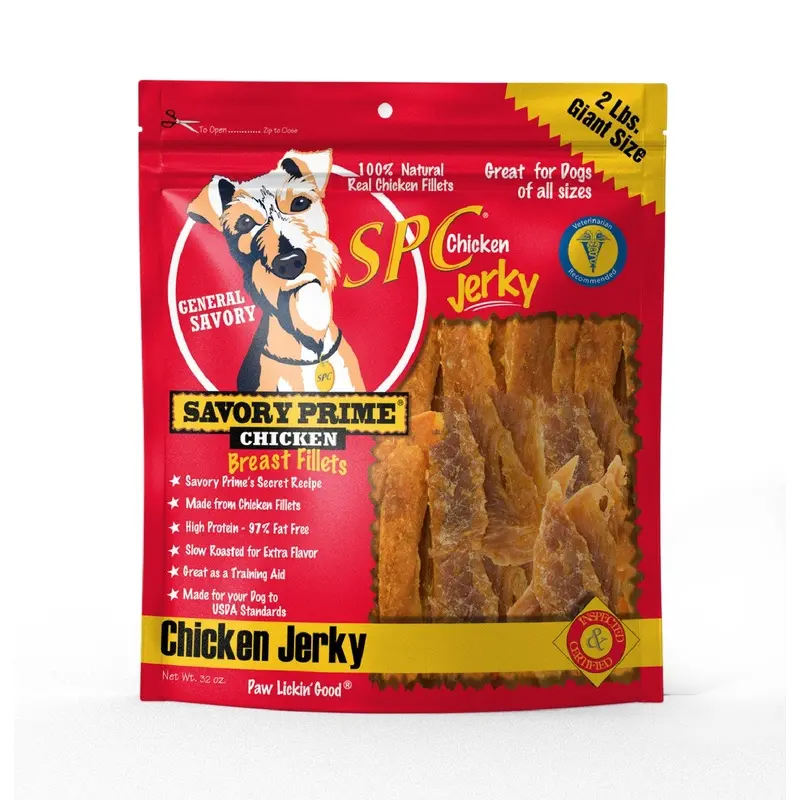 Savory Prime Natural Chicken Jerky Dog Treat 32oz
