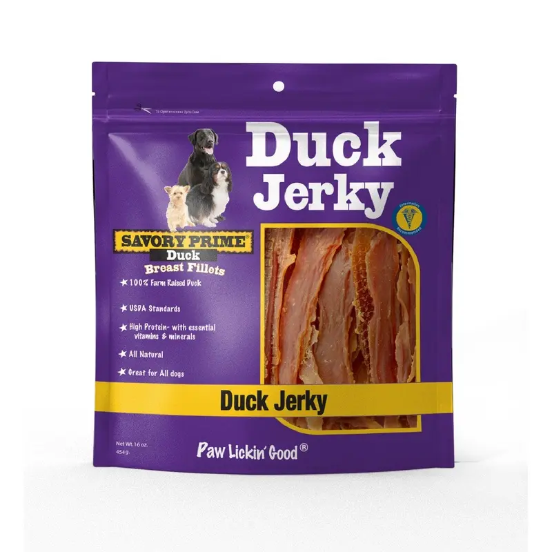 Savory Prime Natural Duck Jerky Treat 16oz