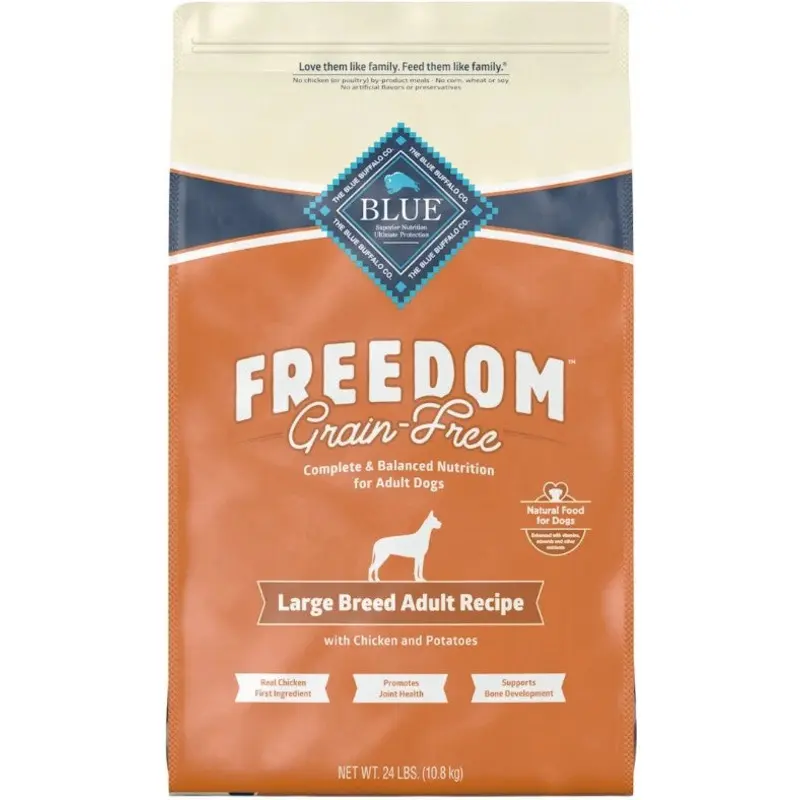 Blue Buffalo Freedom Grain Free Chicken Recipe Large Breed Adult Dry Dog Food