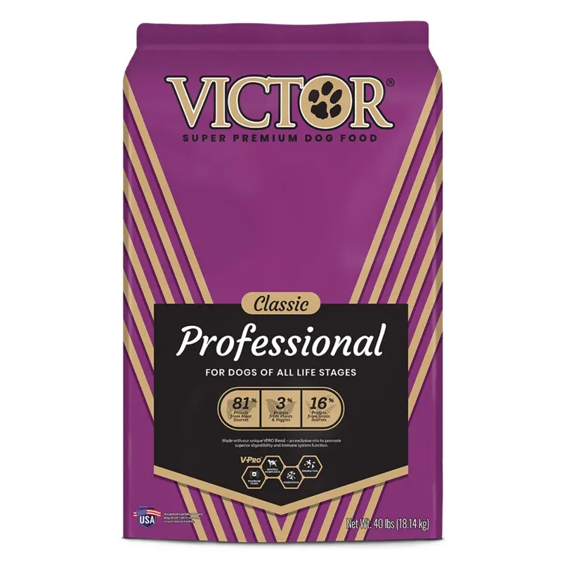 Victor Classic Professional Dry Dog Food, 40lb