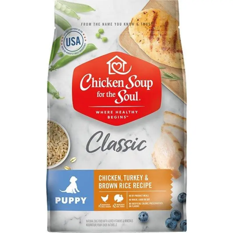 Chicken Soup For The Soul Puppy Recipe with Chicken, Turkey & Brown Rice Dry Dog Food