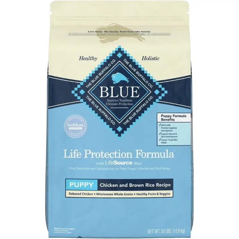 Blue Buffalo Life Protection Natural Chicken & Brown Rice Recipe Puppy Dry Dog Food