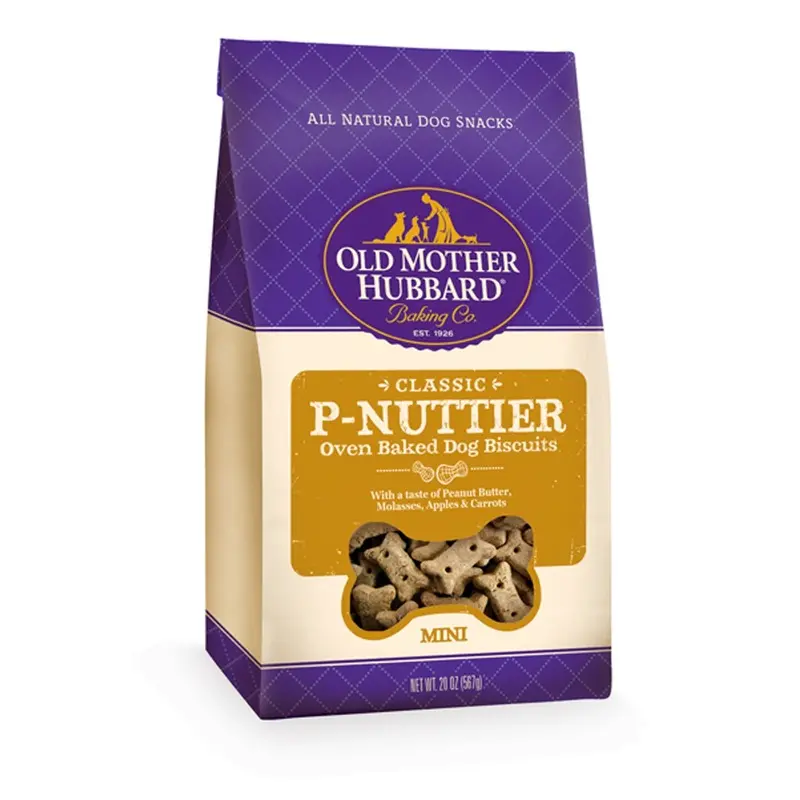 Old Mother Hubbard Crunchy Classic Natural P-Nuttier Mini Biscuits Dog Treats