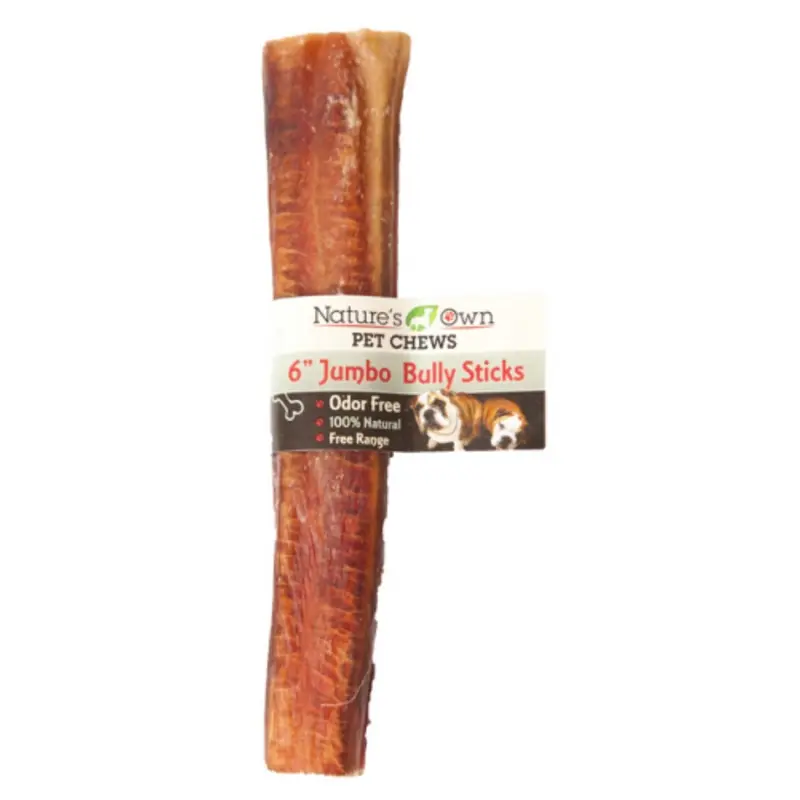 Nature's Own USA Odor-Free Jumbo Bully Sticks