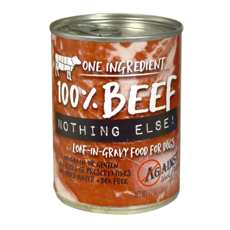 Against the Grain Nothing Else Grain Free One Ingredient 100% Beef Canned Dog Food