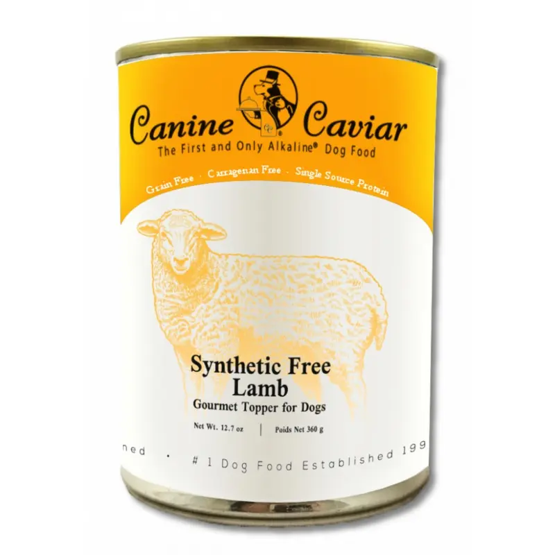 Canine Caviar Grain Free Synthetic Free Lamb Recipe Canned Dog Food