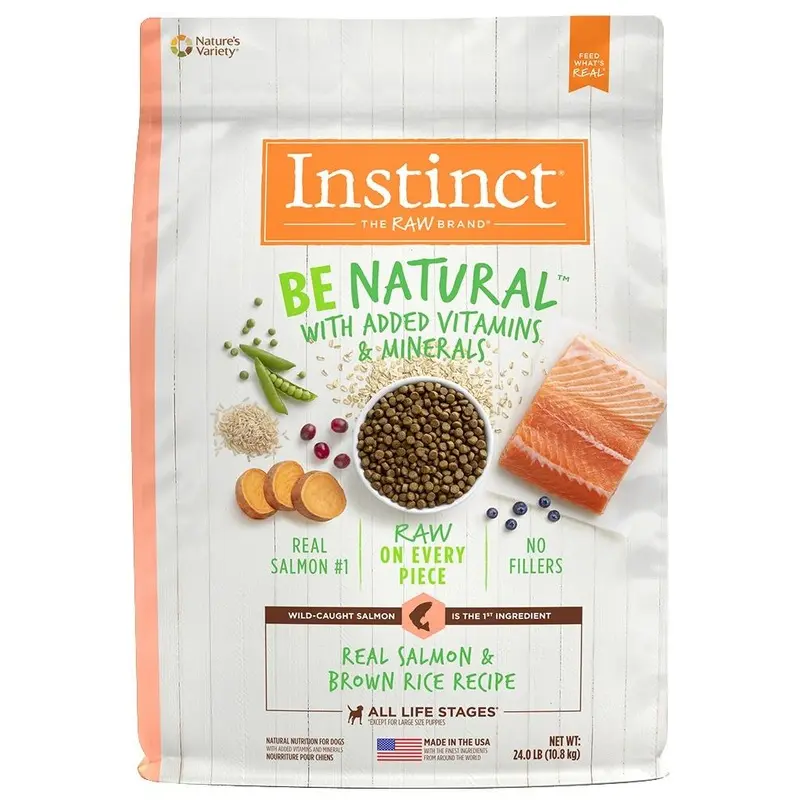 Instinct Be Natural Salmon & Brown Rice Recipe Dry Dog Food