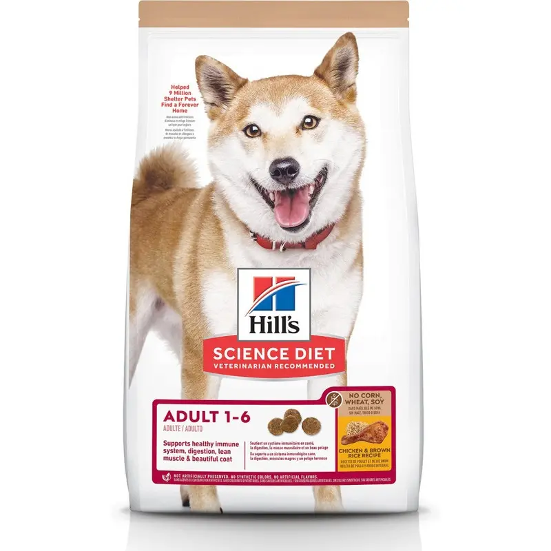 Hill's Science Diet No Corn, Wheat, Soy Chicken Adult Dry Dog Food