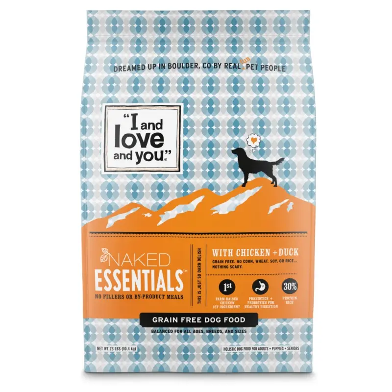I and Love and You Grain Free Naked Essentials Chicken & Duck Dry Dog Food
