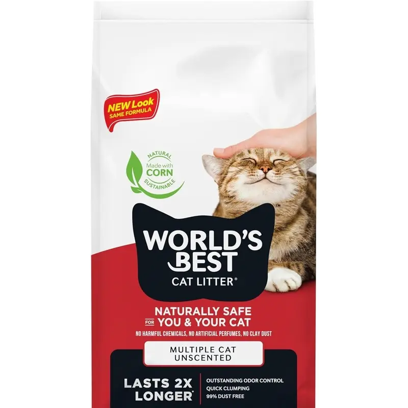 World's Best Multiple Cat Clumping Formula Cat Litter