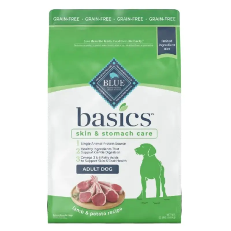 Blue Buffalo Basics Grain Free Adult Lamb & Potato Recipe Dry Dog Food