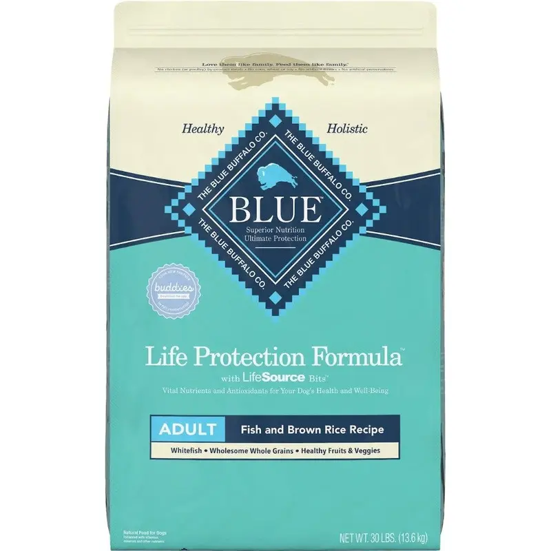 Blue Buffalo Life Protection Natural Fish & Brown Rice Recipe Adult Dry Dog Food
