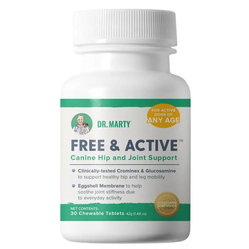 Dr. Marty Free & Active Dog Supplements