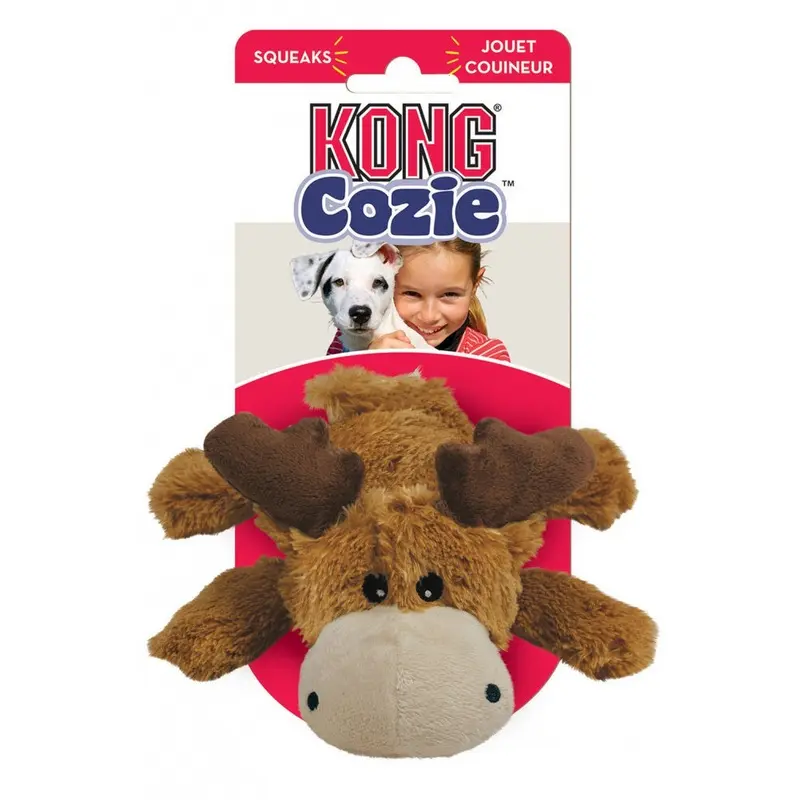 KONG Marvin Moose Cozie Plush Dog Toy