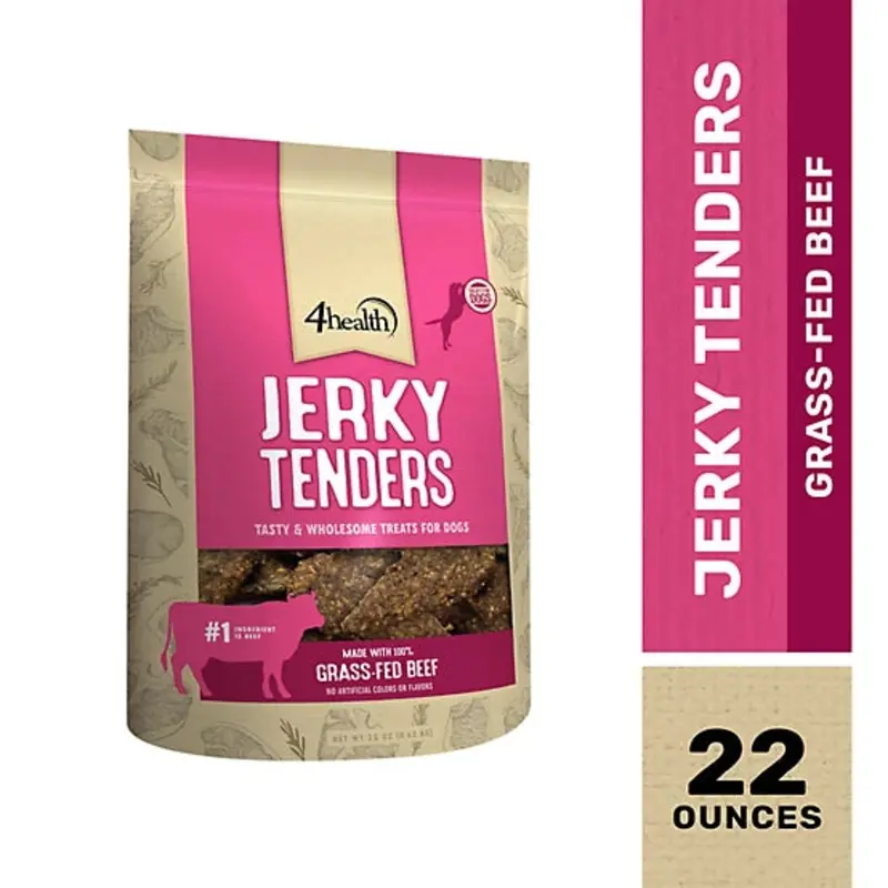 4healthBeef Flavor Jerky Tenders Dog Treats, 22 oz.