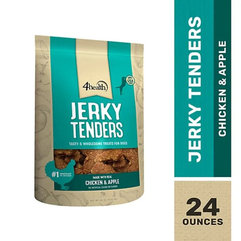 4healthChicken and Apple Flavor Jerky Tenders Dog Treats, 24 oz.