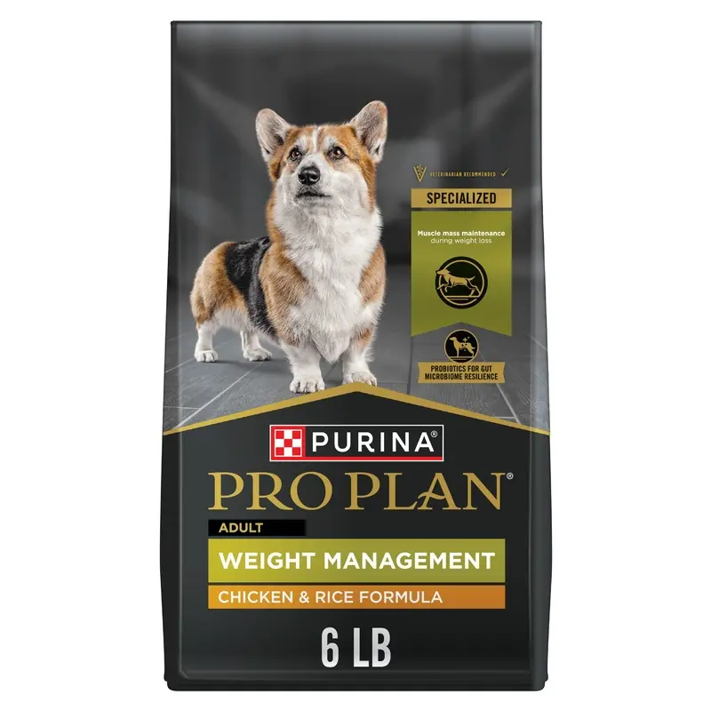 Purina Pro Plan Weight Management Dry Dog Food Chicken and Rice Formula