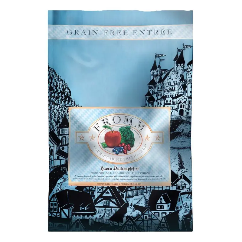Fromm Four Star Grain Free Hasen Duckenpfeffer Dry Dog Food