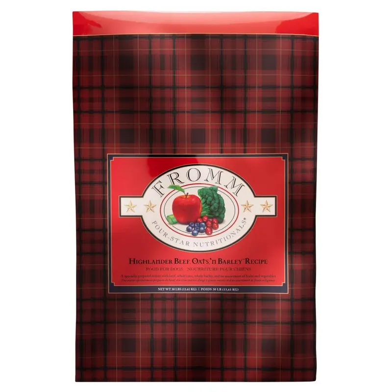 Fromm Four Star Highlander Beef, Oats, 'n Barley Recipe Dry Dog Food