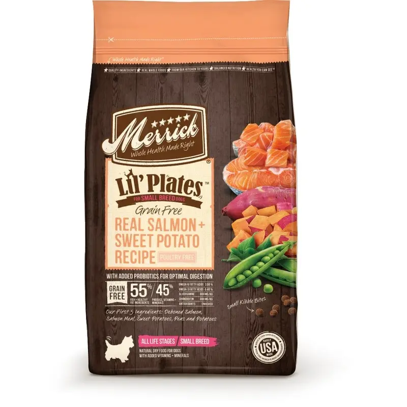 Merrick Lil' Plates Small Breed Grain Free Real Salmon & Sweet Potato Dry Dog Food
