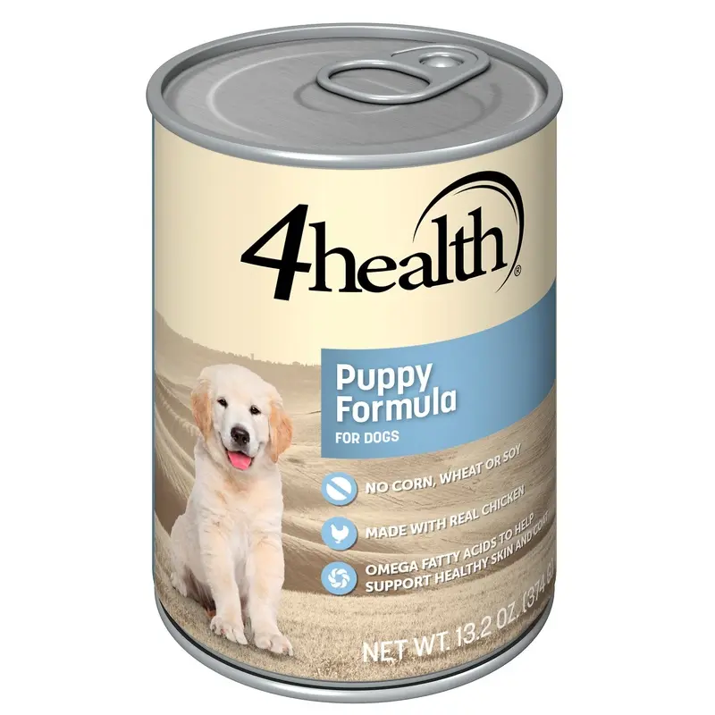 4health with Wholesome Grains Chicken & Rice Puppy Formula Canned Dog Food, 13.2 oz. Can