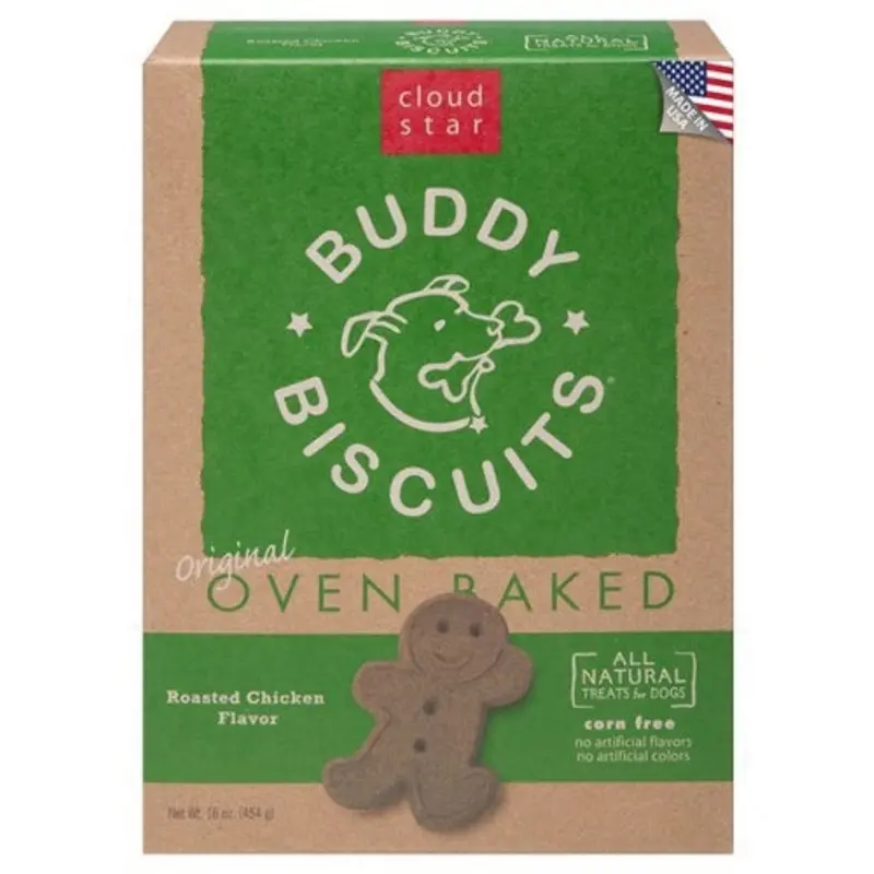Cloud Star Buddy Biscuits Oven Baked Roasted Chicken Dog Treats