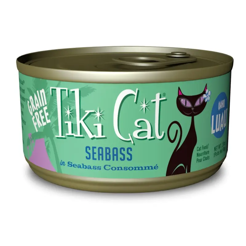 Tiki Cat Oahu Luau Grain Free Seabass Canned Cat Food