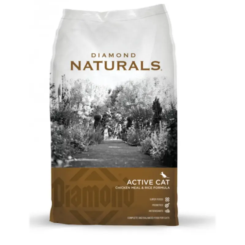 Diamond Naturals Active Cat Chicken Meal & Rice Formula Dry Cat Food