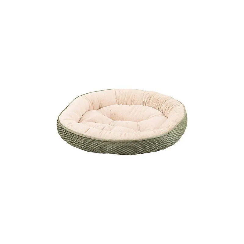 Sleep Zone Checkerboard Napper Dog Bed, 20 inch Sage