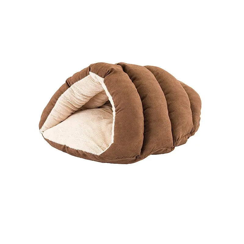 Sleep Zone Cuddle Cave Dog Bed, 22 inch Chocolate